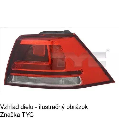 Zadné svetlo POLCAR 95C2876E