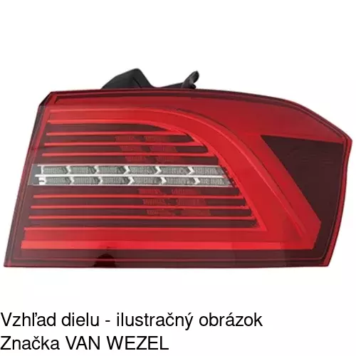Zadné svetlo 95D3882U /POLCAR/ - obr. 2