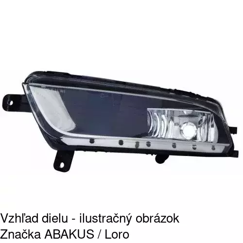 Hmlové svetlo - predné 95G129-E /POLCAR/ - obr. 2