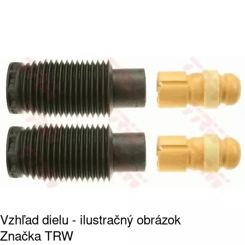 Komplet dorazy a manžety S030015 /POLCAR/ - obr. 2