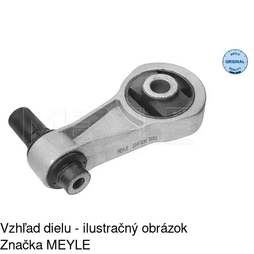 Silentblok motora S2230017 /POLCAR/ - obr. 2
