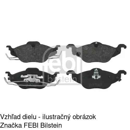 Brzdové dosky S70-0021 /POLCAR/ - obr. 3