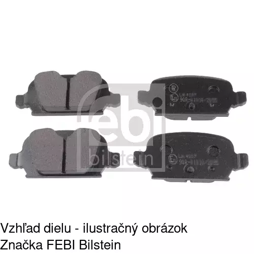Brzdové dosky POLCAR S70-0031