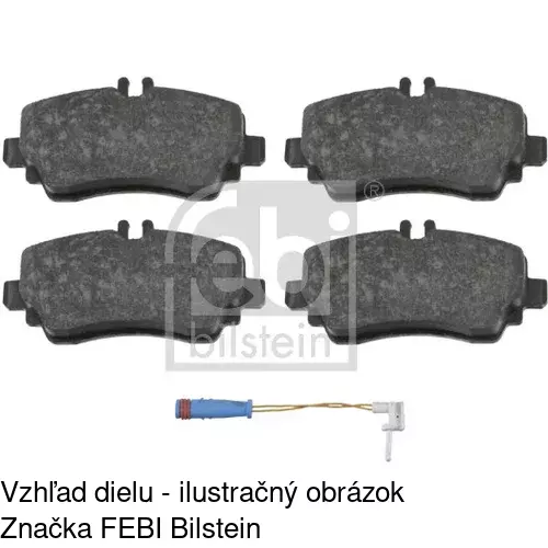 Brzdové dosky POLCAR S70-0080