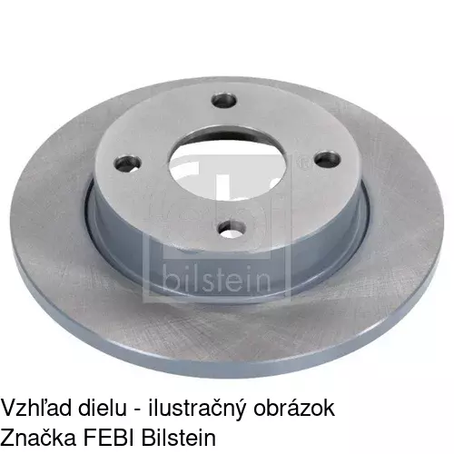 Brzdové dosky S70-0094 /POLCAR/ - obr. 4
