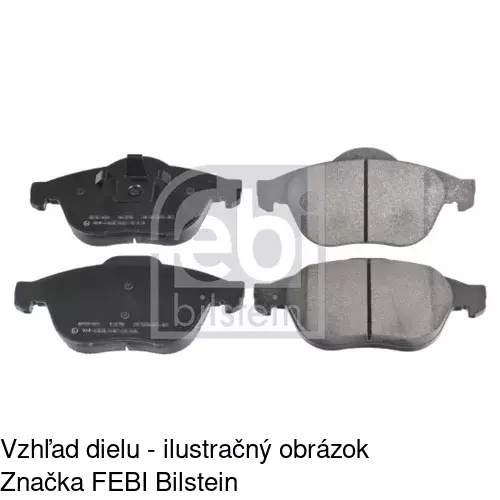 Brzdové dosky S70-0110 /POLCAR/ - obr. 5