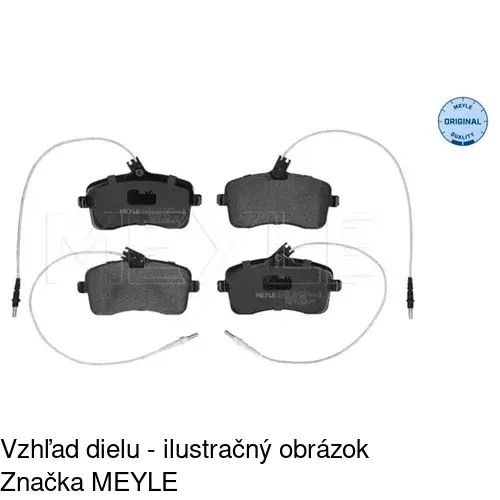 Brzdové dosky S70-0120 /POLCAR/ - obr. 5