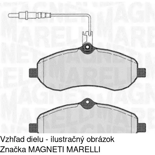 Brzdové dosky S70-0196 /POLCAR/ - obr. 5