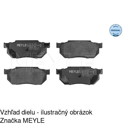 Brzdové dosky S70-0211 /POLCAR/ - obr. 4