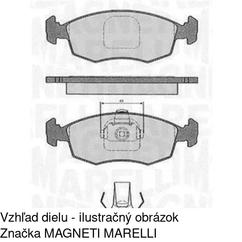Brzdové dosky S70-0248 /POLCAR/ - obr. 5