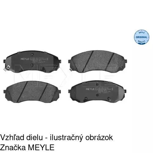 Brzdové dosky S70-0287 /POLCAR/ - obr. 4