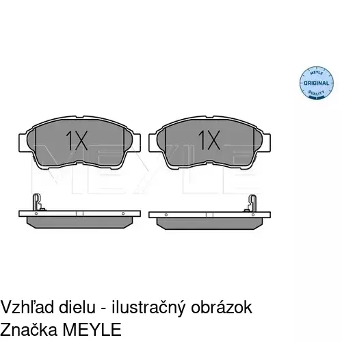 Brzdové dosky POLCAR S70-0336