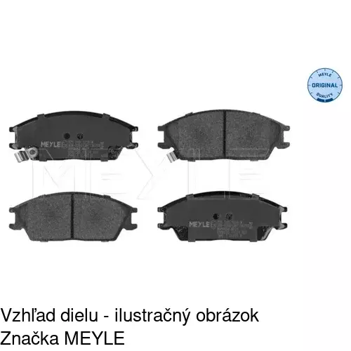 Brzdové dosky S70-0474 /POLCAR/ - obr. 4