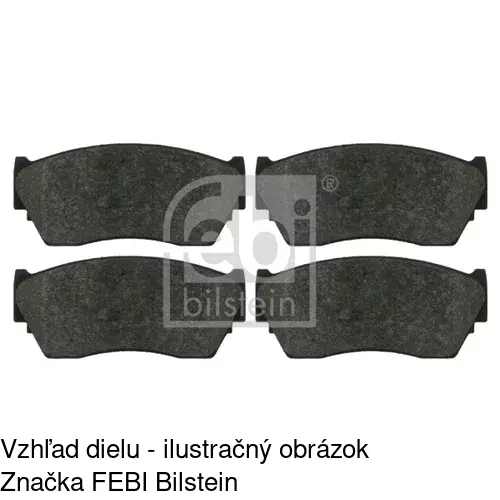 Brzdové dosky POLCAR S70-0490