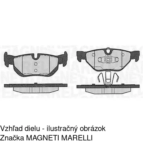 Brzdové dosky S70-1353 /POLCAR/ - obr. 3