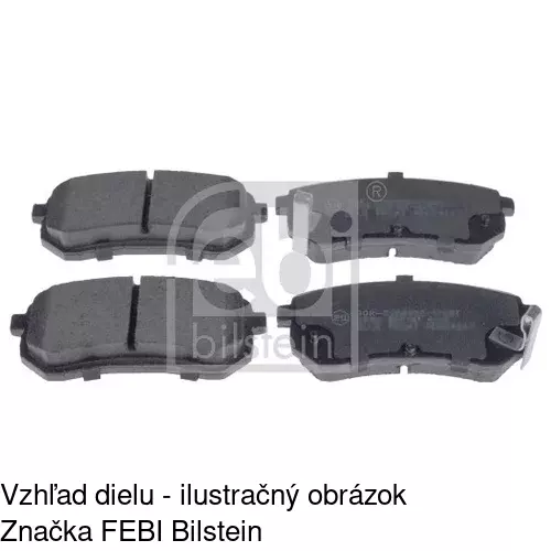 Brzdové dosky POLCAR S70-1541