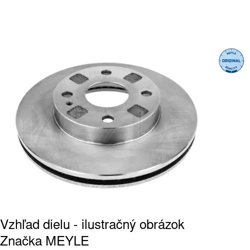 Brzdový kotúč S71-0051 /POLCAR/ - obr. 1