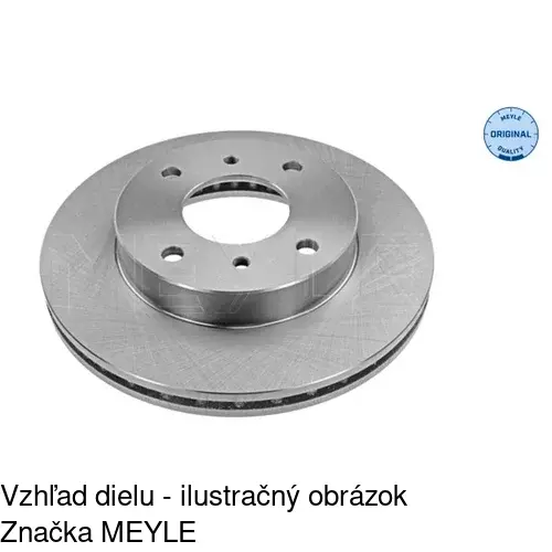 Brzdový kotúč S71-0120 /POLCAR/ - obr. 1
