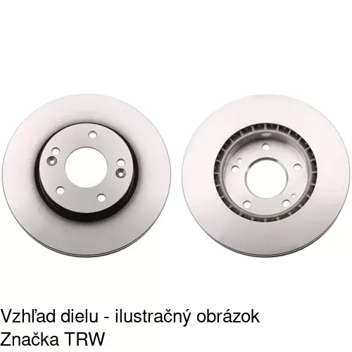 Brzdový kotúč POLCAR S71-0127