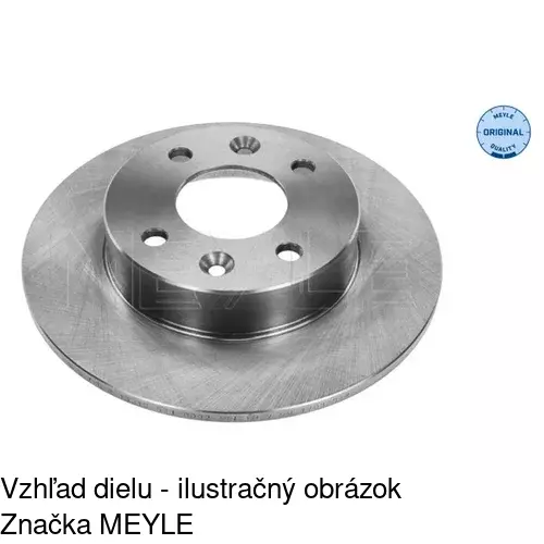 Brzdový kotúč S71-0128 /POLCAR/ - obr. 3