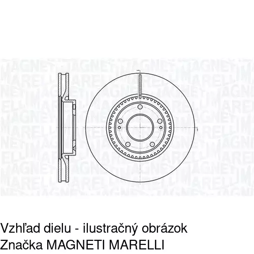 Brzdový kotúč POLCAR S71-0203