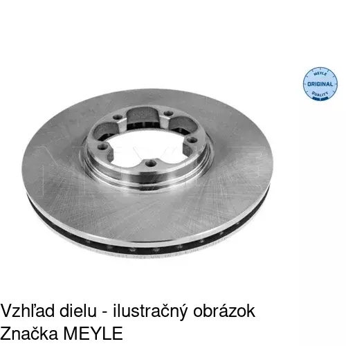 Brzdový kotúč S71-0253 /POLCAR/ - obr. 2