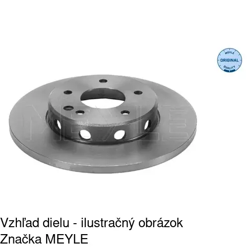 Brzdový kotúč S71-0275 /POLCAR/ - obr. 2