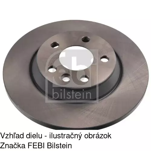 Brzdový kotúč POLCAR S71-1025