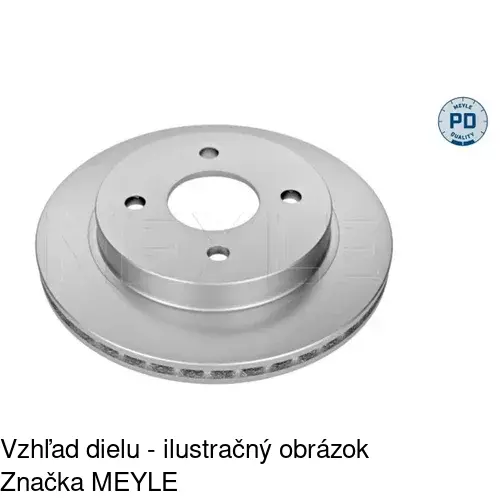 Brzdový kotúč S71-1134 /POLCAR/ - obr. 3