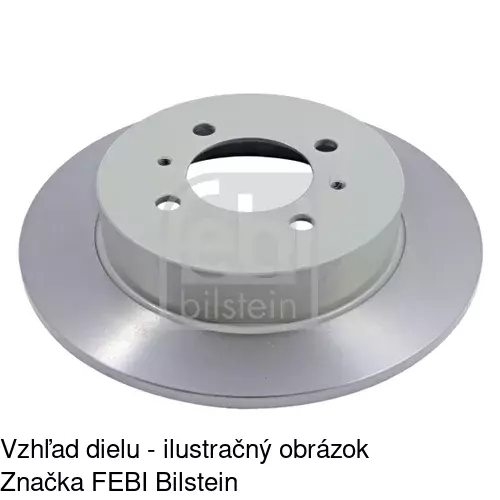 Brzdový kotúč S71-1305 /POLCAR/ - obr. 1