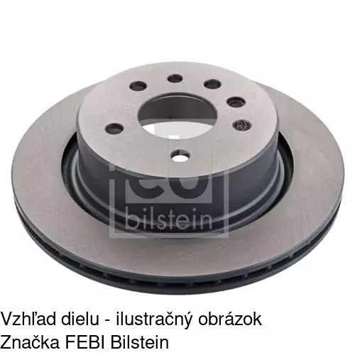 Brzdový kotúč POLCAR S71-1378