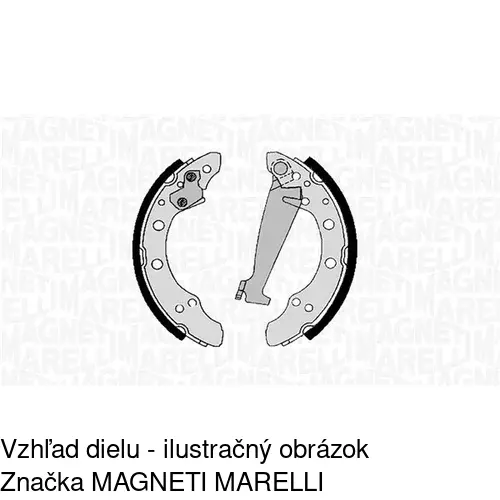 Brzdové čeľuste POLCAR S72-1002
