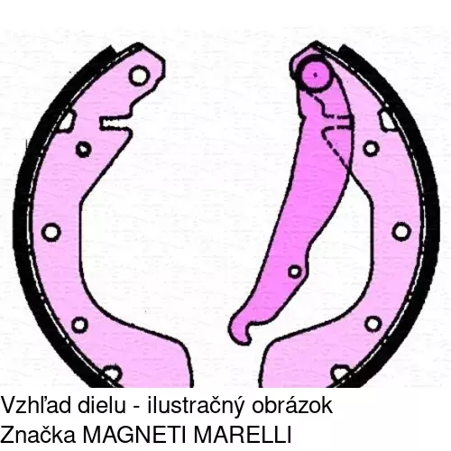 Brzdové čeľuste POLCAR S72-1005
