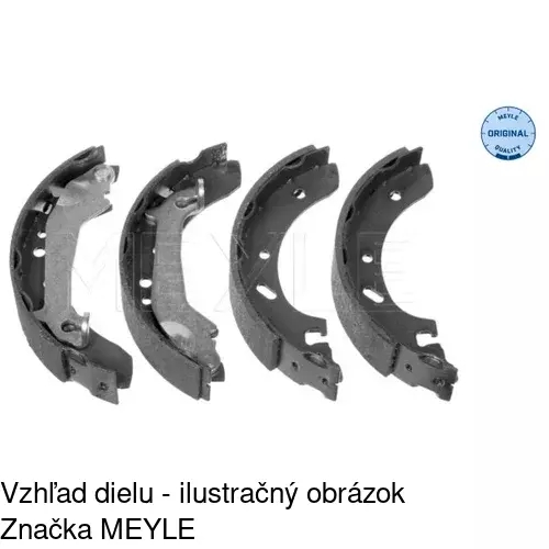Brzdové čeľuste S72-1044 /POLCAR/ - obr. 1
