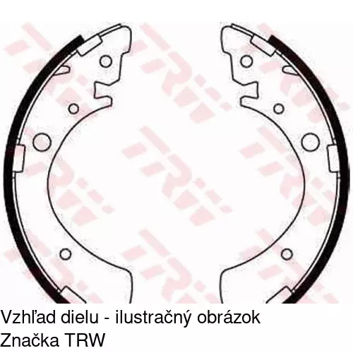 Brzdové čeľuste S72-1050 /POLCAR/ - obr. 4