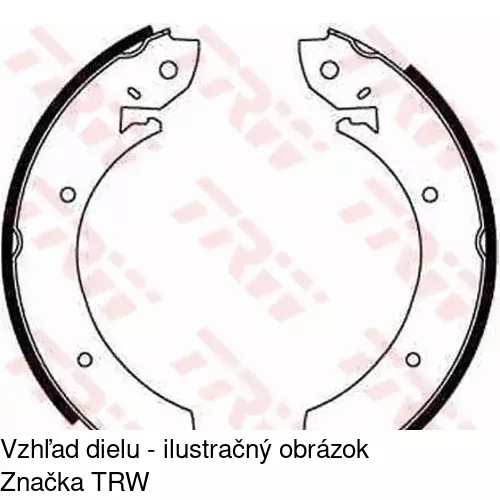 Brzdové čeľuste POLCAR S72-1055