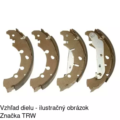 Brzdové čeľuste POLCAR S72-1079