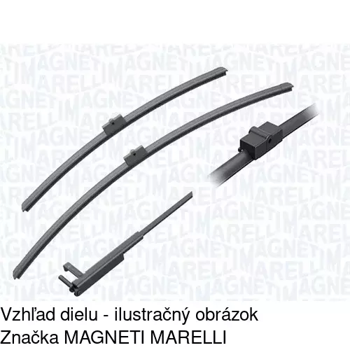 Stierače aerotwin 2 kus POLCAR W2A8950B