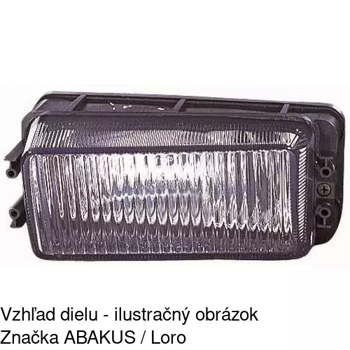 Hmlové svetlo - predné 130729-E /POLCAR/ - obr. 1