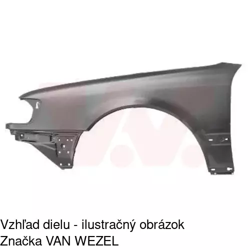 Predný blatník 131601 /POLCAR/ - obr. 3