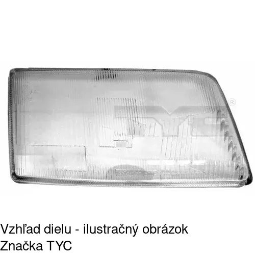 Sklo reflektora POLCAR 131612-E