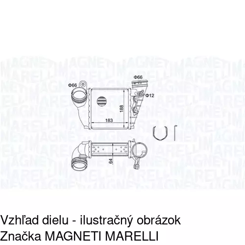 Chladiče vzduchu (Intercoolery) POLCAR 1323J85X