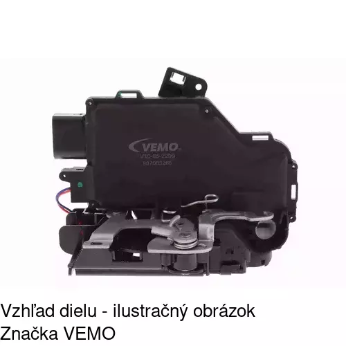 Vnútorná zámka dverí 1324ZC-1 /POLCAR/ - obr. 2