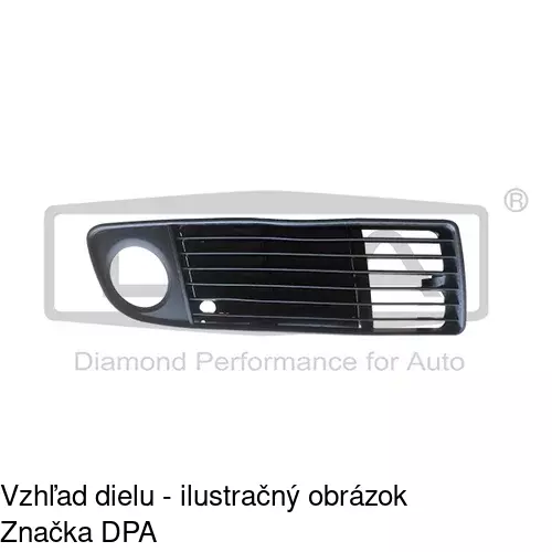 Kryt v nárazníku POLCAR 132727-6