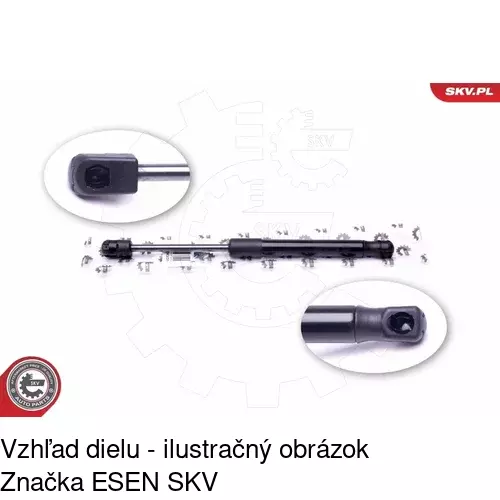 Plynová pružina 1327AB /POLCAR/ - obr. 3