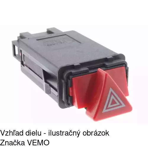 Spínač núdzových svetiel 1327P-30 /POLCAR/ - obr. 1