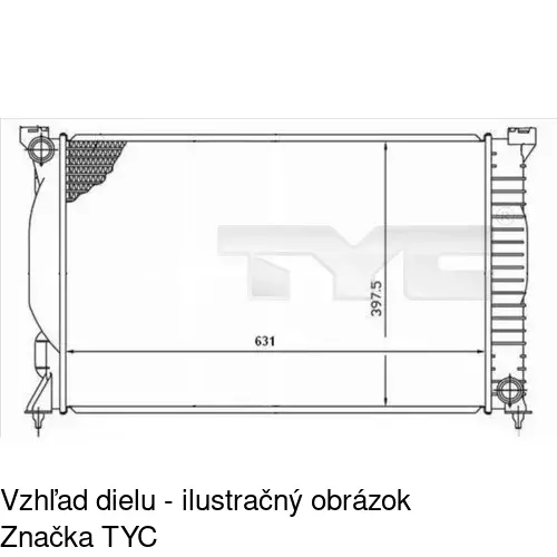 Chladiče vody POLCAR 133408-8