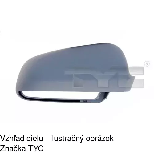 Rám vonkajšieho zrkadla 133454PM /POLCAR/ - obr. 1