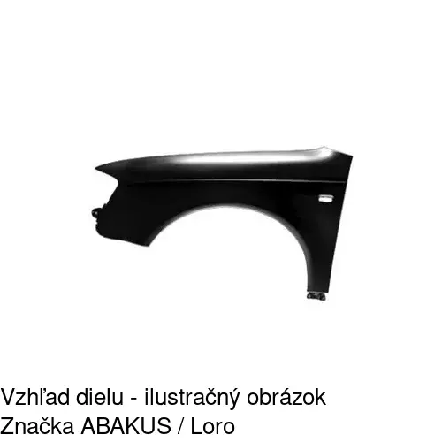 Predný blatník 133501-J /POLCAR/ - obr. 1