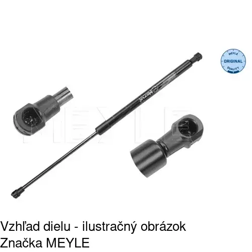 Plynová pružina 1335AB1D /POLCAR/ - obr. 2